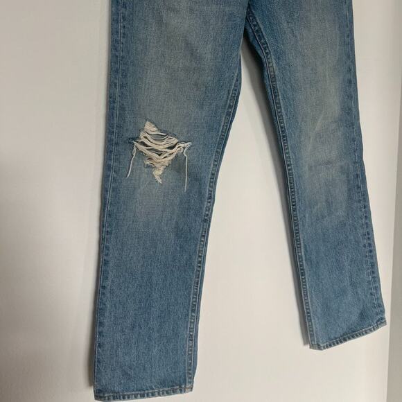 Rag & Bone Ankle Straight Distressed 100% Cotton Denim Jeans - Picture 4 of 11